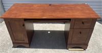 Wood look office desk 60” long 23.5” deep 30”