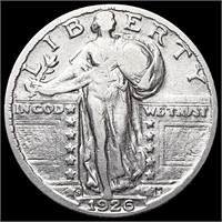 1926-S Standing Liberty Quarter NEARLY