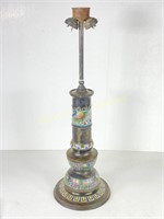 22'' Champleve Decorated Table Lamp