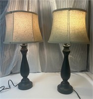 Lamp & Shade Set of 2- 29” tall