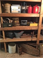 Group lot of assorted antique items