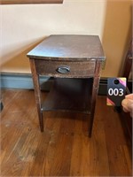 Antique End Table with Drawer