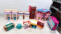 Box of Dolls / Assorted Doll Houses