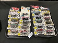 19 NOS ADV NASCAR Die Cast Stock Car Toys.