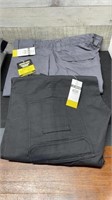 2 New Pairs Men's Cargo Work Pants Size 40/32 & 40