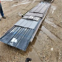 Pile of various sized steel sheets