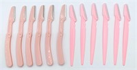 12 Pcs Eyebrow Razor