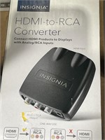 INSIGNIA HDMI TO RCA CONVERTER RETAIL $40