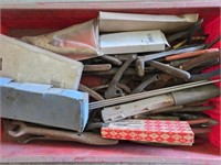 Tray lot of tools