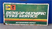 DUNLOP OLYMPIC TYRES SERVICE DEPOT SCREENPRINT