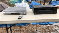 Panasonic DCD/VHS recorder and Kenwood reciever