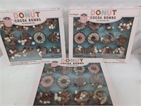 ** all broke up** donut cocoa bombs with