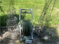 Hose Reel & Tomato Cages