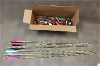 Assorted Shotgun Shells, Steel shot & (6)  Arrows