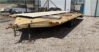 20' Flatbed Trailer - NO TITLE - BILL OF SALE ONLY