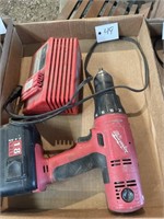 Milwaukee Drill, Battery and Charger