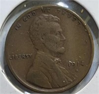 1914S  Lincoln Cent  VF