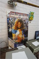 Led Zeppelin, Robert Plant hardboard poster