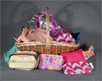 Basket of Travel Bags