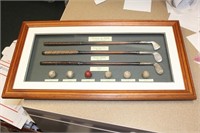 History of Golf Shadow Box