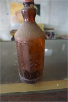 Antique Glass Quart Clorox Bottle