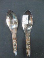 2 - 1ST NATIONS SERVING SPOONS
