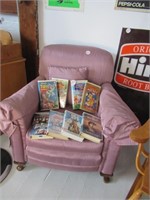 LGE PINK ARMCHAIR