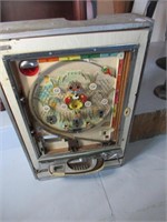VINTAGE WALL MOUNT PIN BALL MACHINE AS IS