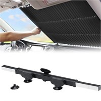 Retractable Windshield Sun Shade for Car, Large