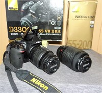 Nikon D3300 Camera Kit with 2 Lenses +