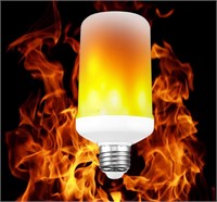 2 PCS LED FLAME LIGHT BULB 1300K TRUE FIRE COLOR