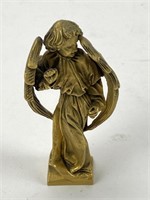 MMA Gold Metal Neapolitan Angel Figure