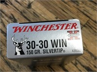 17 Rounds of .30-30Win - 150gr. Silvertip