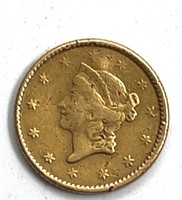 1850 US Gold Dollar