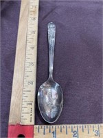 John Adams Silver plate souvenir spoon