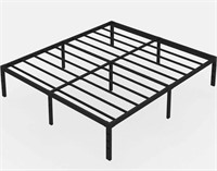 N2653  Emiosmt King Bed Frame 18" No Box Spring Bl