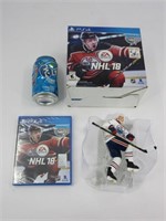 Coffret PS4 NHL 2018 avec jeu et figurine