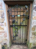 Wrought Iron Decorative Door W/Hangers