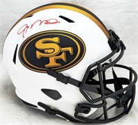 Joe Montana Autographed  White Speed Helmet