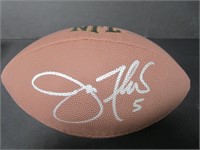 Joe Flacco Signed Football JSA Witnessed