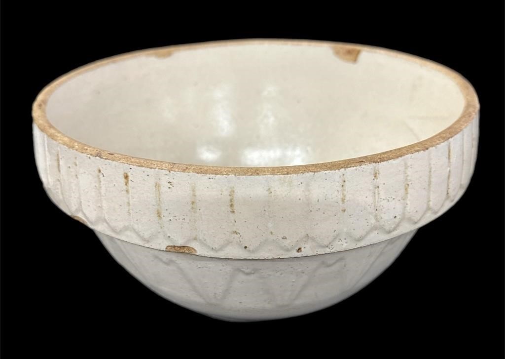 Antique Pottery Bowl (See Chips)