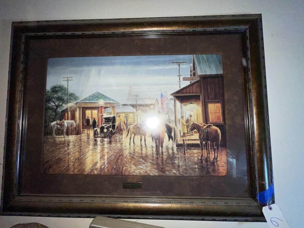 "Remember the Old Times" Art signed