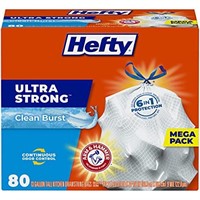 Hefty Ultra Strong Trash Bags (Clean Burst, Tall