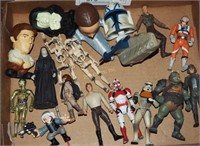 14 Pcs Assorted Star Wars & Big Heads Action Toys