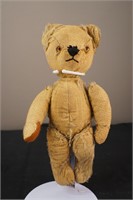 Antique Mohair Teddy Bear Glass Eyes Jointed