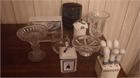 Vases, Candy Dish & More