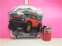 New 12" Metal Ford Bronco Sign