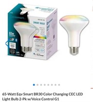 65-Watt LED Light Bulb 2-Pk