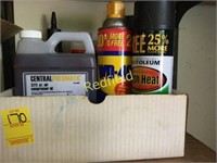 Air tool oils, lines and paint