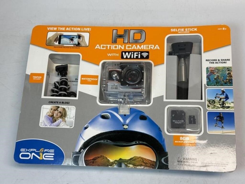 HD Action Camera With WiFi-New in Box